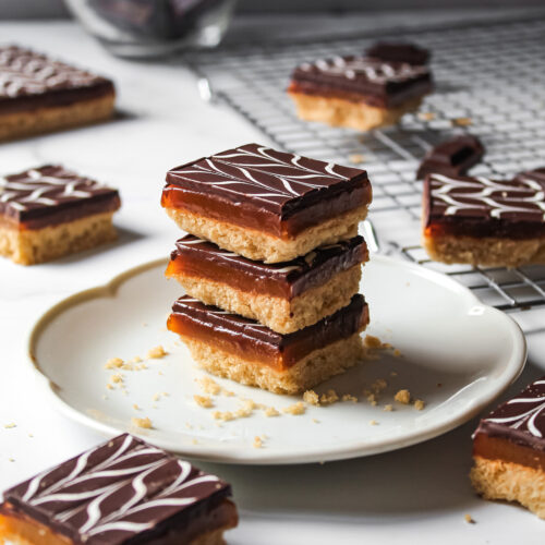 Vegan Millionaire's Shortbread - Project Vegan Baking