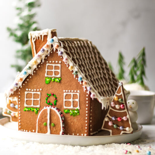 Vegan Gingerbread House - Project Vegan Baking