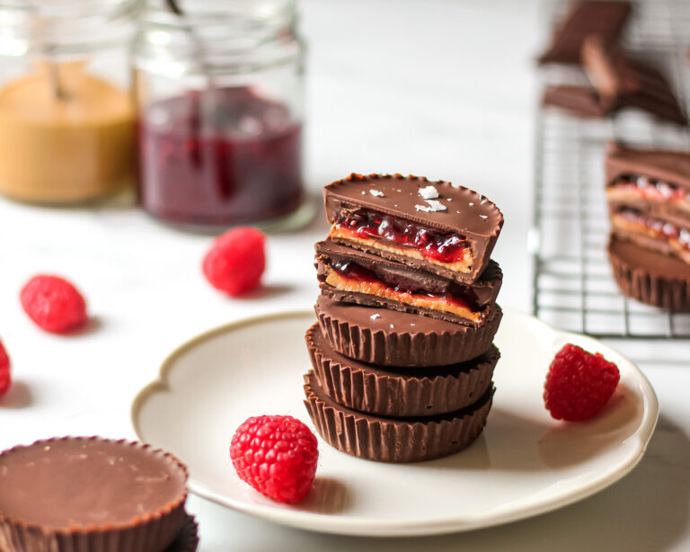 Peanut Butter Jelly Cups - Project Vegan Baking