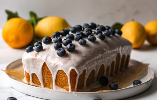 Vegan Blueberry Lemon Cake